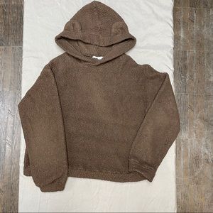 Boys teddy pajama hoodie